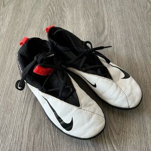 NIKE JR Kids Phantom White/Black/Crimson
